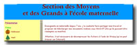 enseignante en maternelle depuis 7 ans, j'ai souhait&eacute; faire partager mon travail pour ma classe de moyens et de grands  ...  sous Word 97 afin qu'ils puissent &ecirc;tre adapt&eacute;s ou modifi&eacute;s ... pas de mise &agrave; jour pr&eacute;vue pour l'instant puisque j'ai une section de petits (02-07-2003).